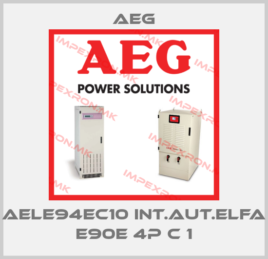 AEG-AELE94EC10 INT.AUT.Elfa E90E 4P C 1price