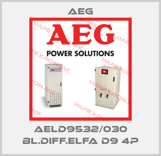 AEG-AELD9532/030 BL.DIFF.Elfa D9 4Pprice