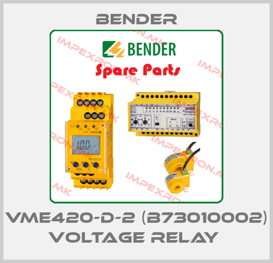 Bender-VME420-D-2 (B73010002) VOLTAGE RELAY price