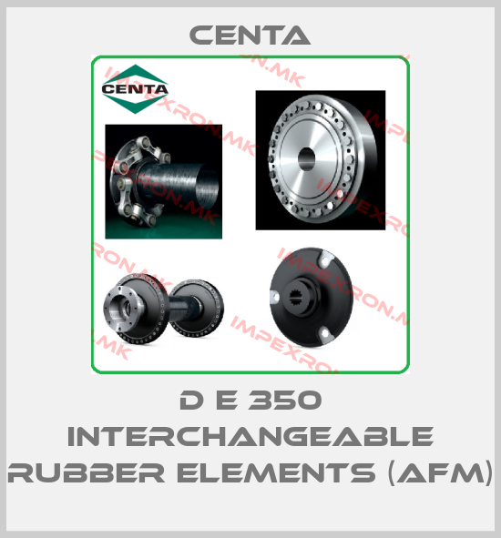 Centa-D E 350 interchangeable Rubber Elements (AFM)price