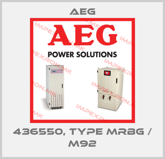 AEG-436550, type MRBG / M92price