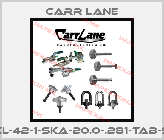 Carr Lane-CL-42-1-SKA-20.0-.281-TAB-Sprice