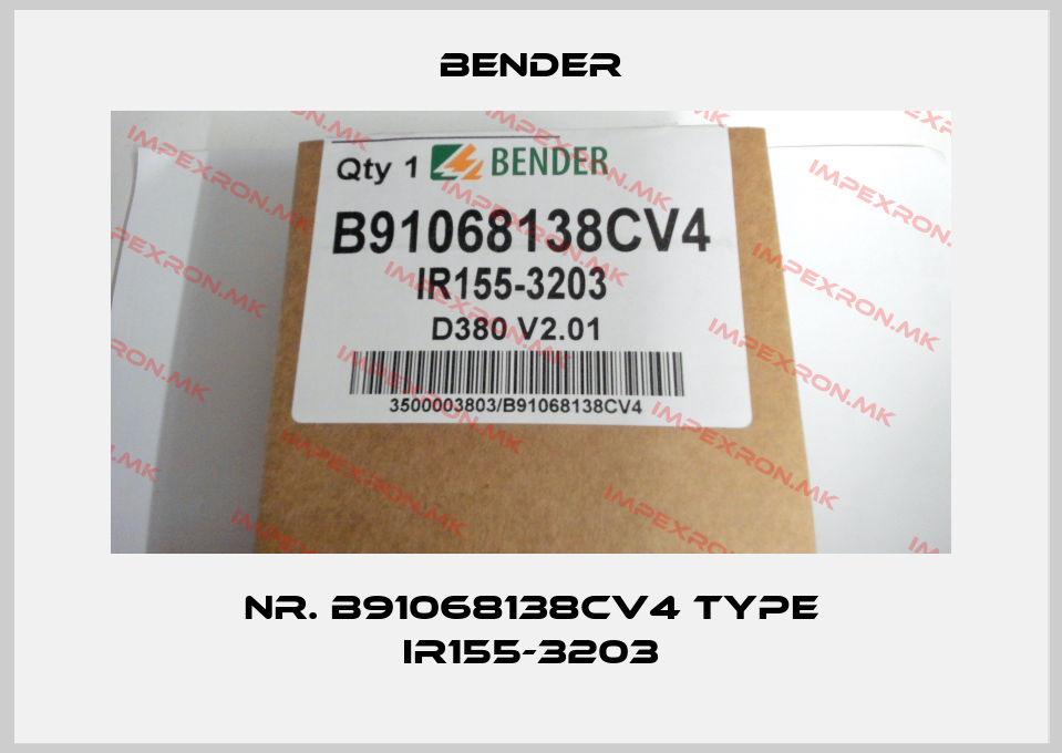 Bender-Nr. B91068138CV4 Type IR155-3203price