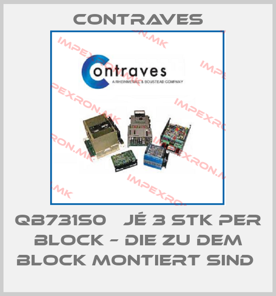 Contraves-QB731S0   jé 3 Stk per Block – die zu dem Block montiert sind price