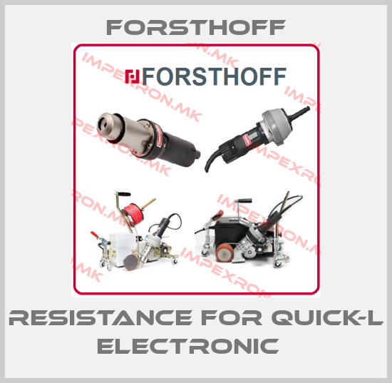 Forsthoff Europe