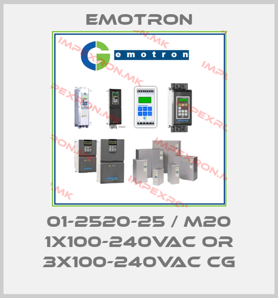 Emotron-01-2520-25 / M20 1x100-240VAC or 3x100-240VAC CGprice