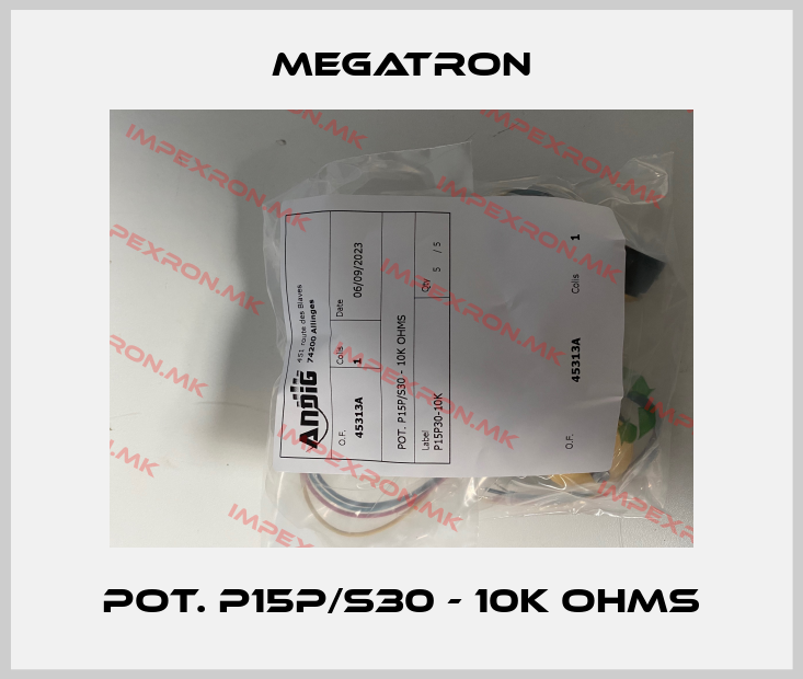 Megatron-POT. P15P/S30 - 10K OHMSprice