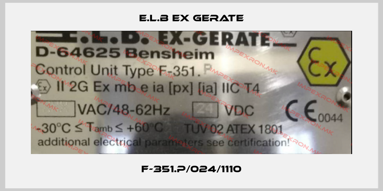 E.L.B Ex Gerate Europe