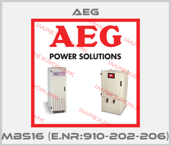 AEG-MBS16 (E.NR:910-202-206)price