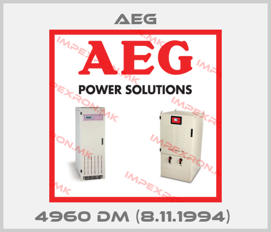 AEG-4960 DM (8.11.1994) price