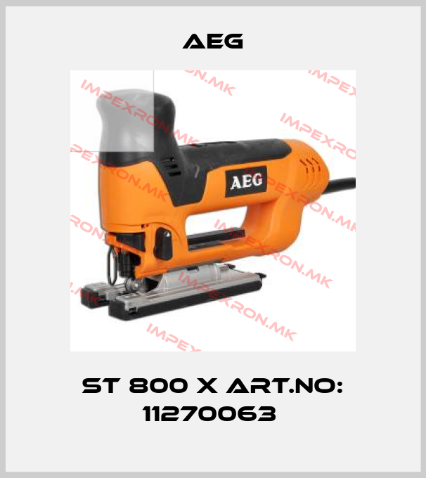 AEG-ST 800 X Art.No: 11270063 price