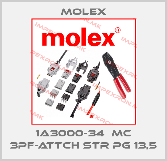 Molex-1A3000-34  MC 3PF-ATTCH STR PG 13,5price