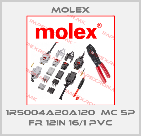 Molex-1R5004A20A120  MC 5P FR 12IN 16/1 PVCprice