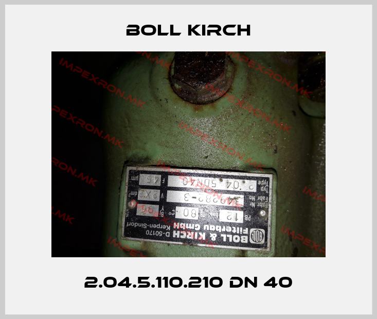 Boll Kirch-2.04.5.110.210 DN 40price