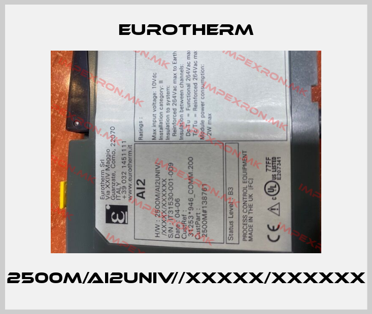 Eurotherm-2500M/AI2UNIV//XXXXX/XXXXXXprice