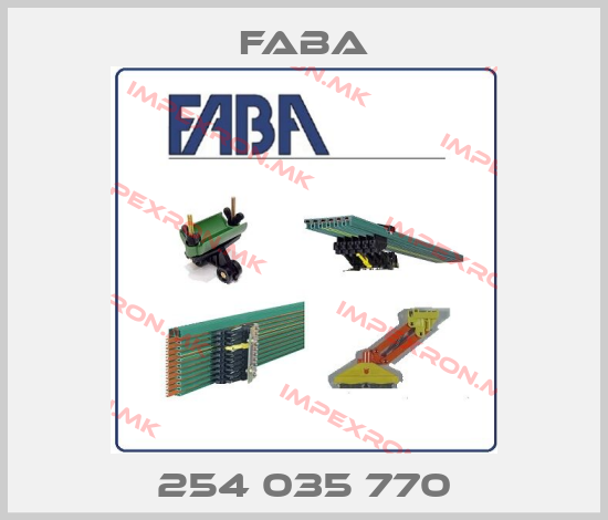 Faba-254 035 770price